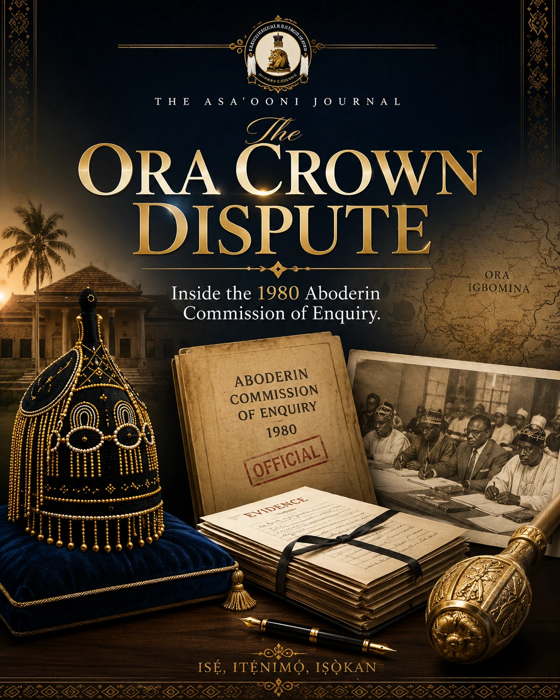 The Ora Crown Dispute, Inside the 1980 Aboderin Commission of Enquiry